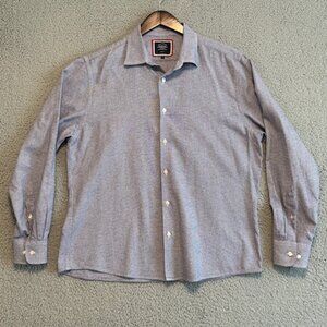 Charles Tyrwhitt Mens Slim Fit Shirt XL Button Down Relax Casual Business Style
